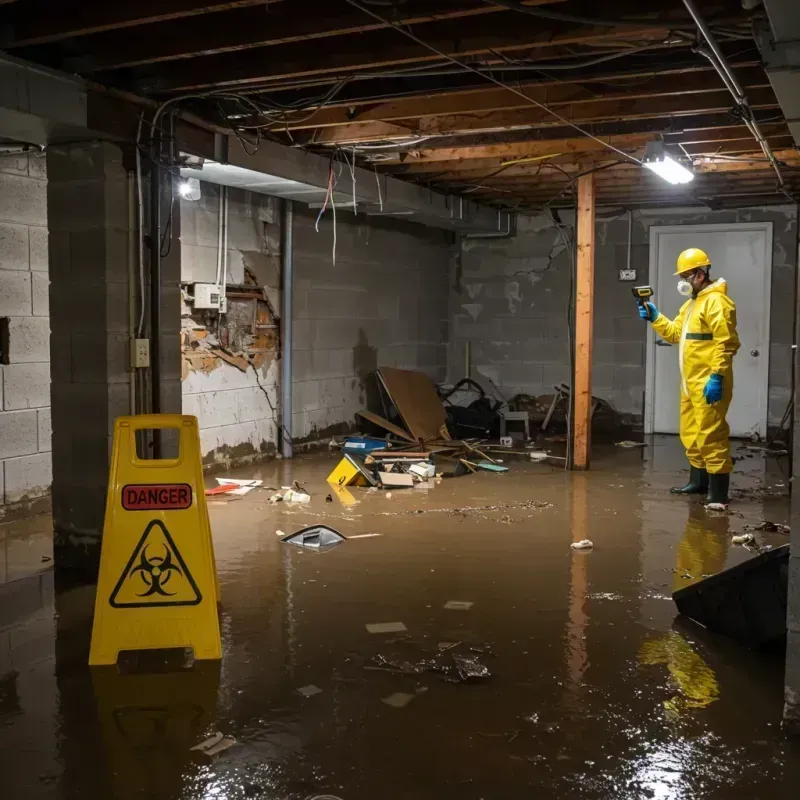 Flooded Basement Electrical Hazard in Putnam County, TN Property